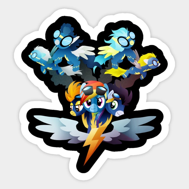 The Wonderbolts Sticker by Ilona's Store